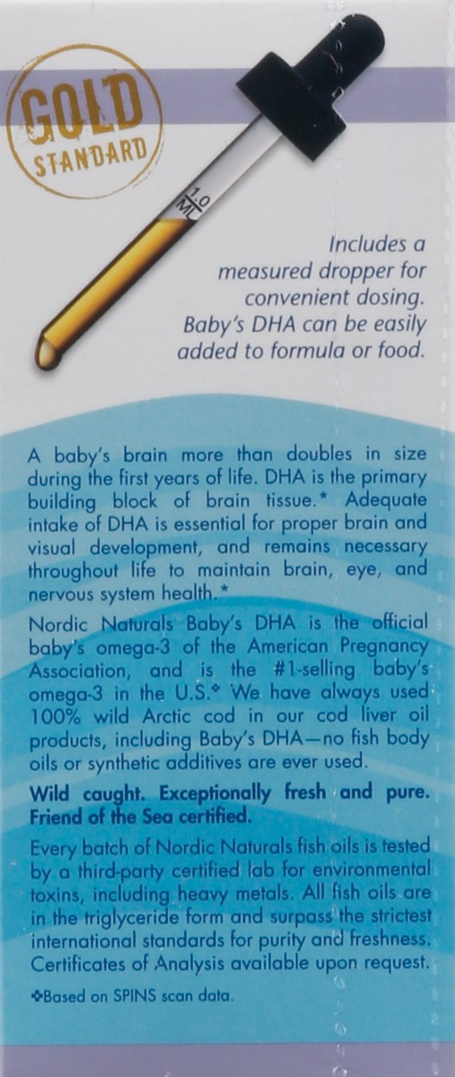 slide 3 of 14, Nordic Naturals Baby's Dha With D3 Omega-3, 2 oz