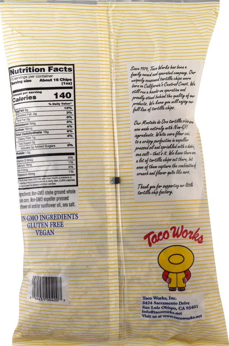 slide 7 of 12, Montala De Oro Tortilla Chips - 15 Oz, 15 oz