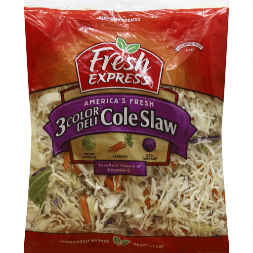 slide 2 of 2, Fresh Express Americas Fresh 3-Color Deli Cole Slaw, 14 oz