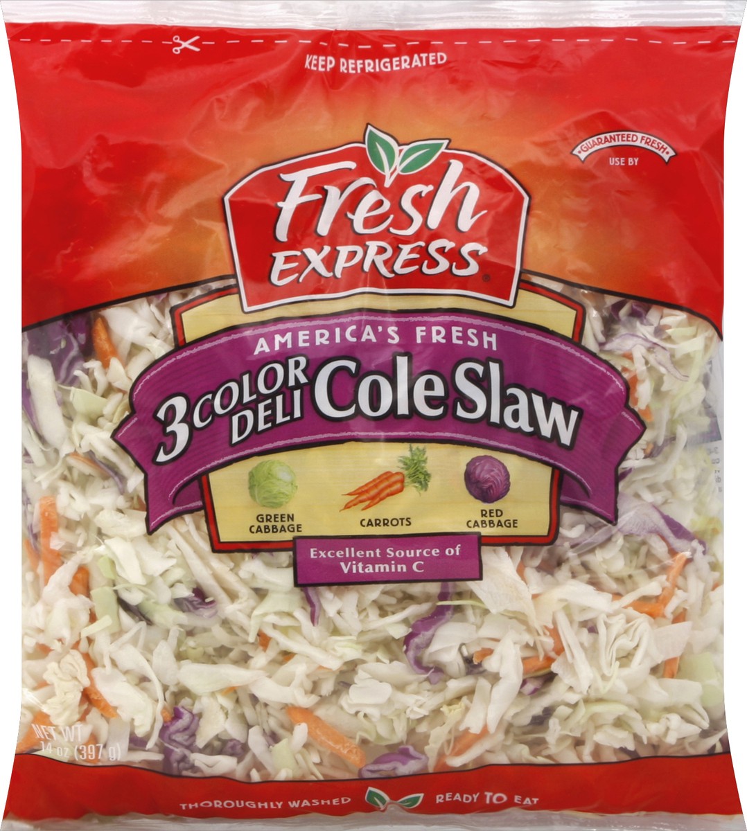 slide 2 of 5, Fresh Express Cole Slaw 14 oz, 14 oz