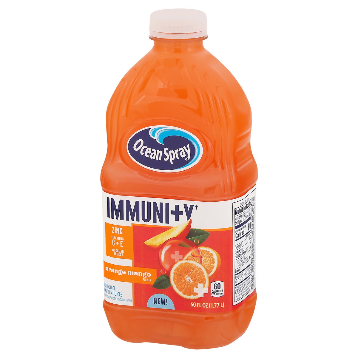 slide 2 of 9, Ocean Spray Immuni+Y Orange Mango Flavor Juice Drink 60 fl oz, 60 fl oz