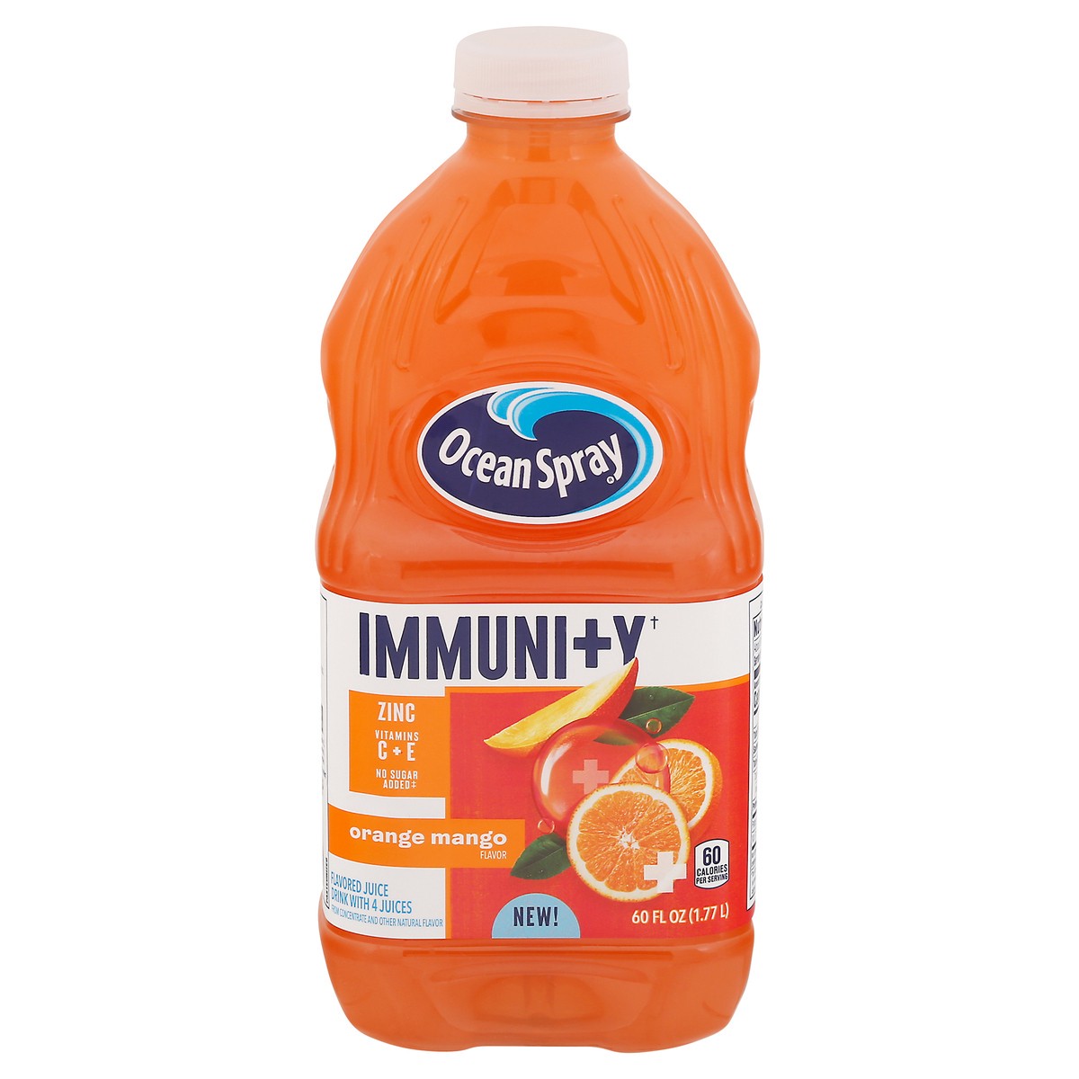 slide 1 of 9, Ocean Spray Immuni+Y Orange Mango Flavor Juice Drink 60 fl oz, 60 fl oz