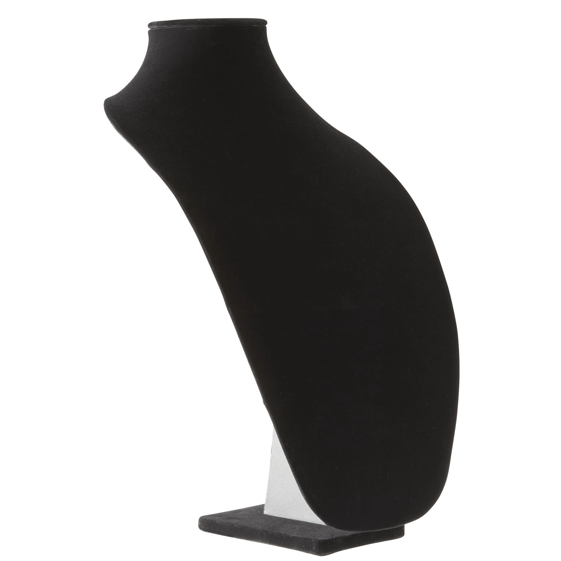 slide 2 of 3, 15" Black Velvet 3d Necklace Stand By Bead Landing, 15 in