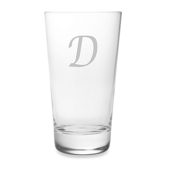 slide 1 of 1, Susquehanna Glass Monogrammed Script Letter D'' Highballs'', 4 ct