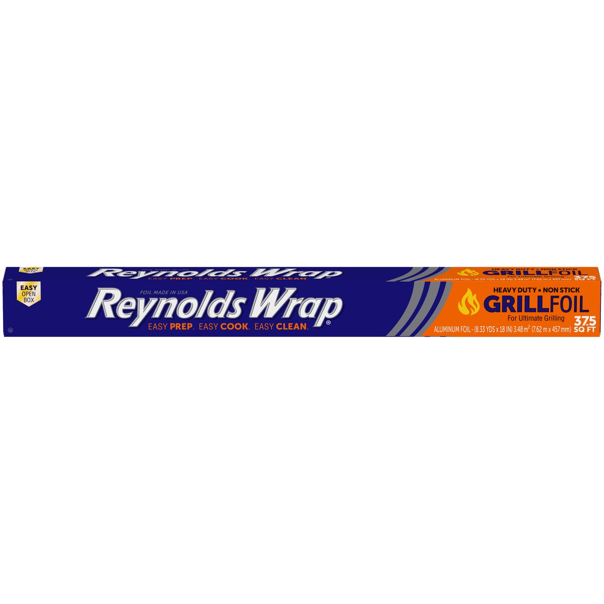 slide 1 of 9, Reynolds Wrap 37.5 Square Feet Heavy Duty Non-Stick Grill Aluminum Foil 1 ea, 1 ct