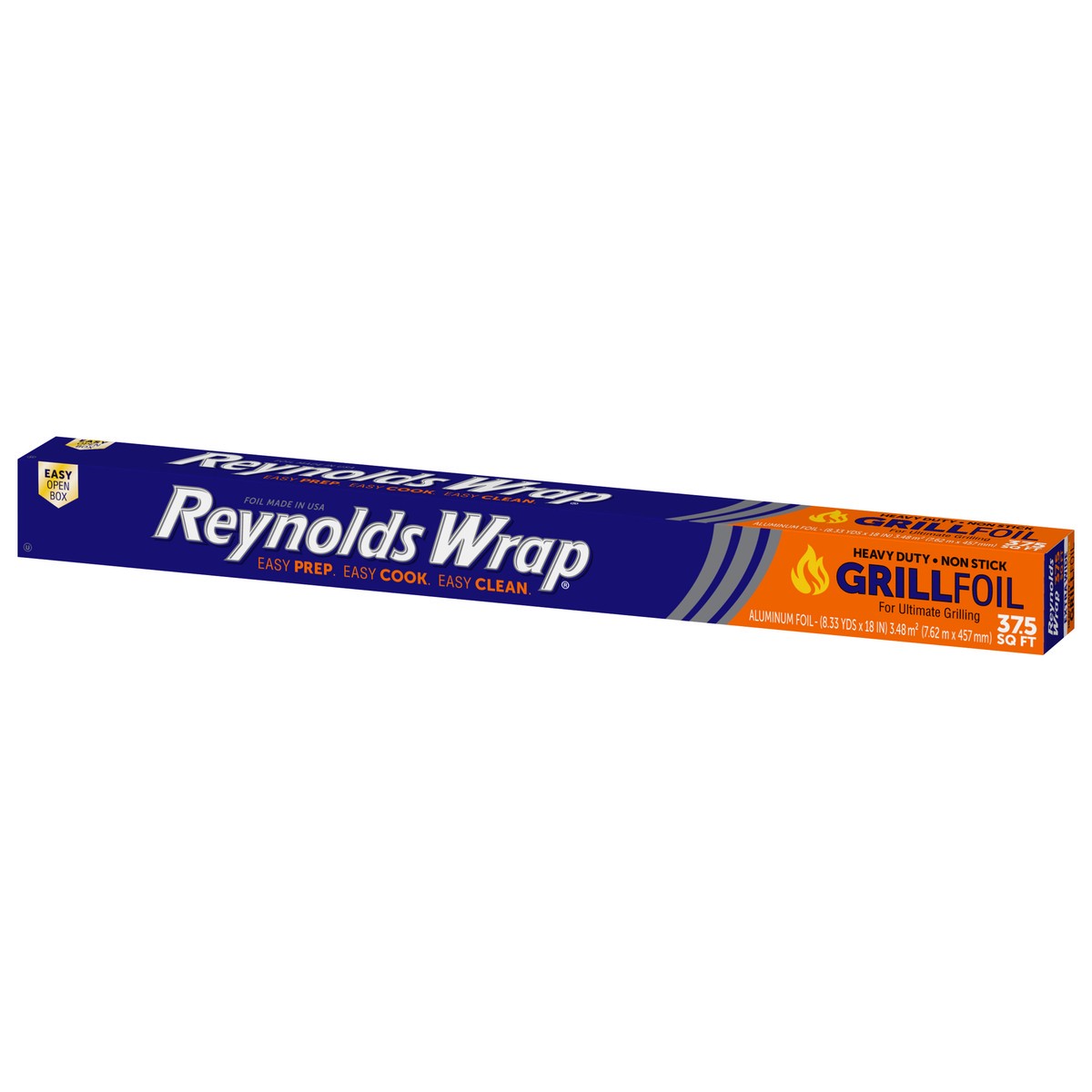 slide 3 of 9, Reynolds Wrap 37.5 Square Feet Heavy Duty Non-Stick Grill Aluminum Foil 1 ea, 1 ct