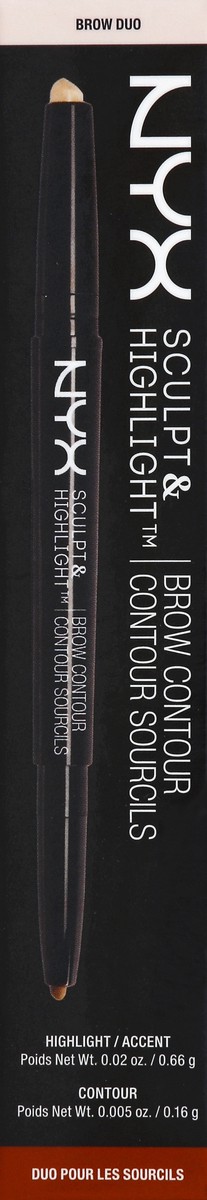 slide 2 of 4, Nyx S&H Brow-Abrn/Pink, 1 ct