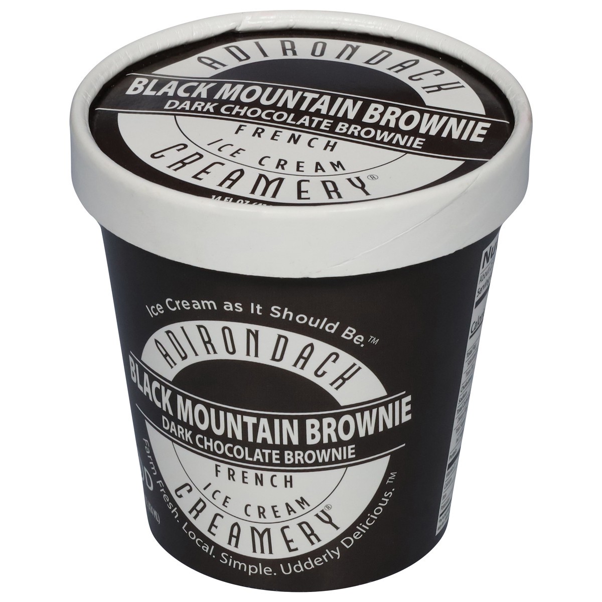 slide 7 of 13, Adirondack Creamery Black Mountain Brownie French Ice Cream 14 fl oz, 14 fl oz