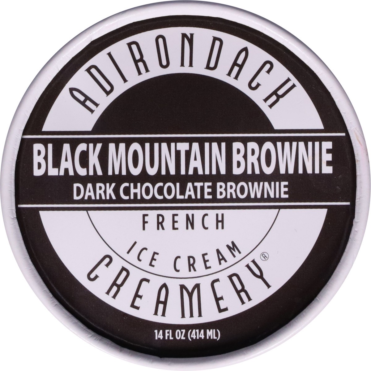 slide 11 of 13, Adirondack Creamery Black Mountain Brownie French Ice Cream 14 fl oz, 14 fl oz