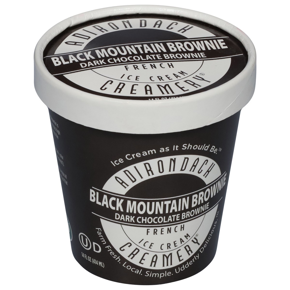 slide 5 of 13, Adirondack Creamery Black Mountain Brownie French Ice Cream 14 fl oz, 14 fl oz