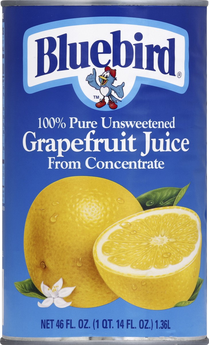 slide 5 of 7, Blue Bird Grapefruit Juice 46 oz, 46 oz