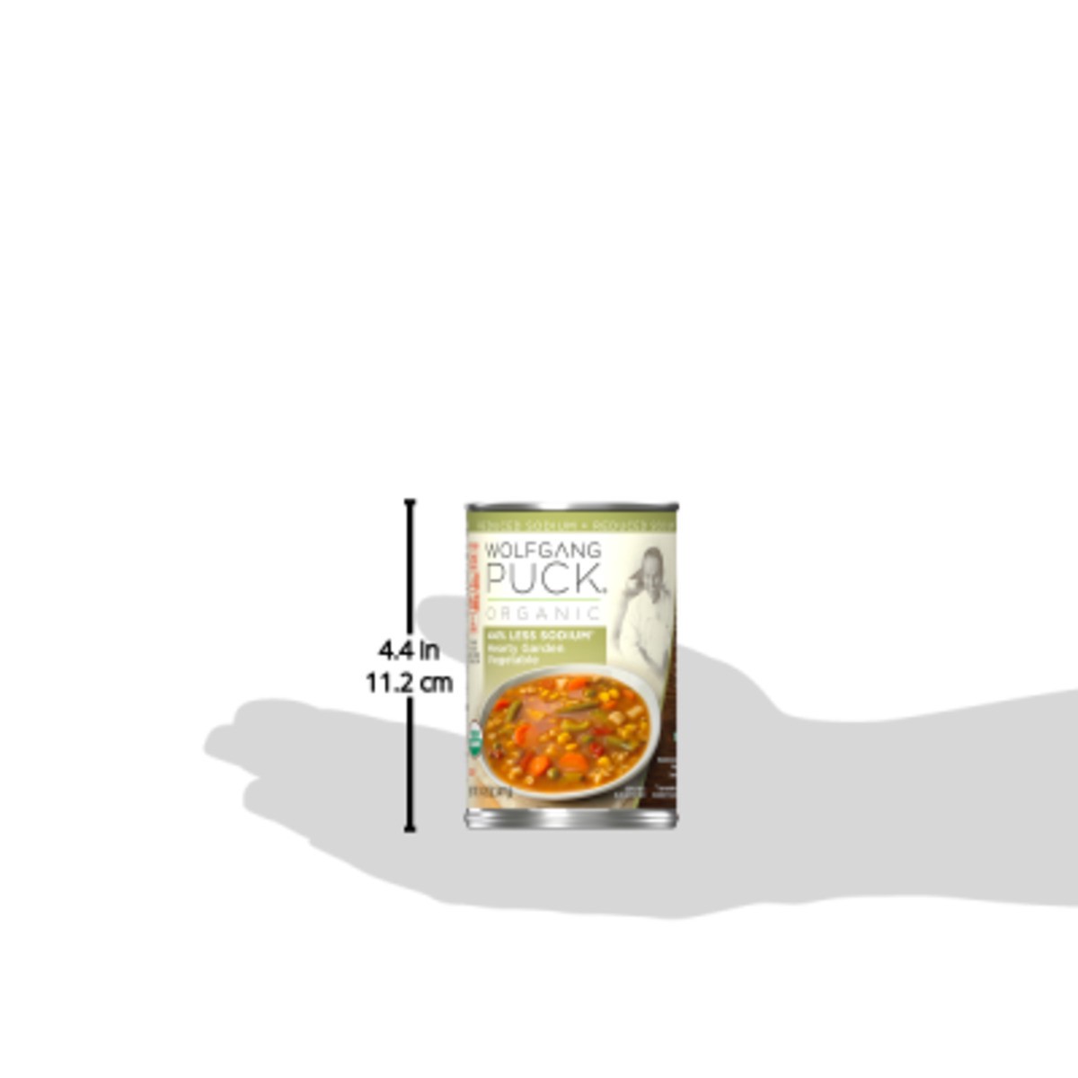 slide 6 of 11, Wolfgang Puck Organic 44% Less Sodium Hearty Garden Vegetable Soup, 14.5 oz. Can, 14.5 oz