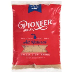Pioneer Sugar Golden Light Brown Sugar 32 oz