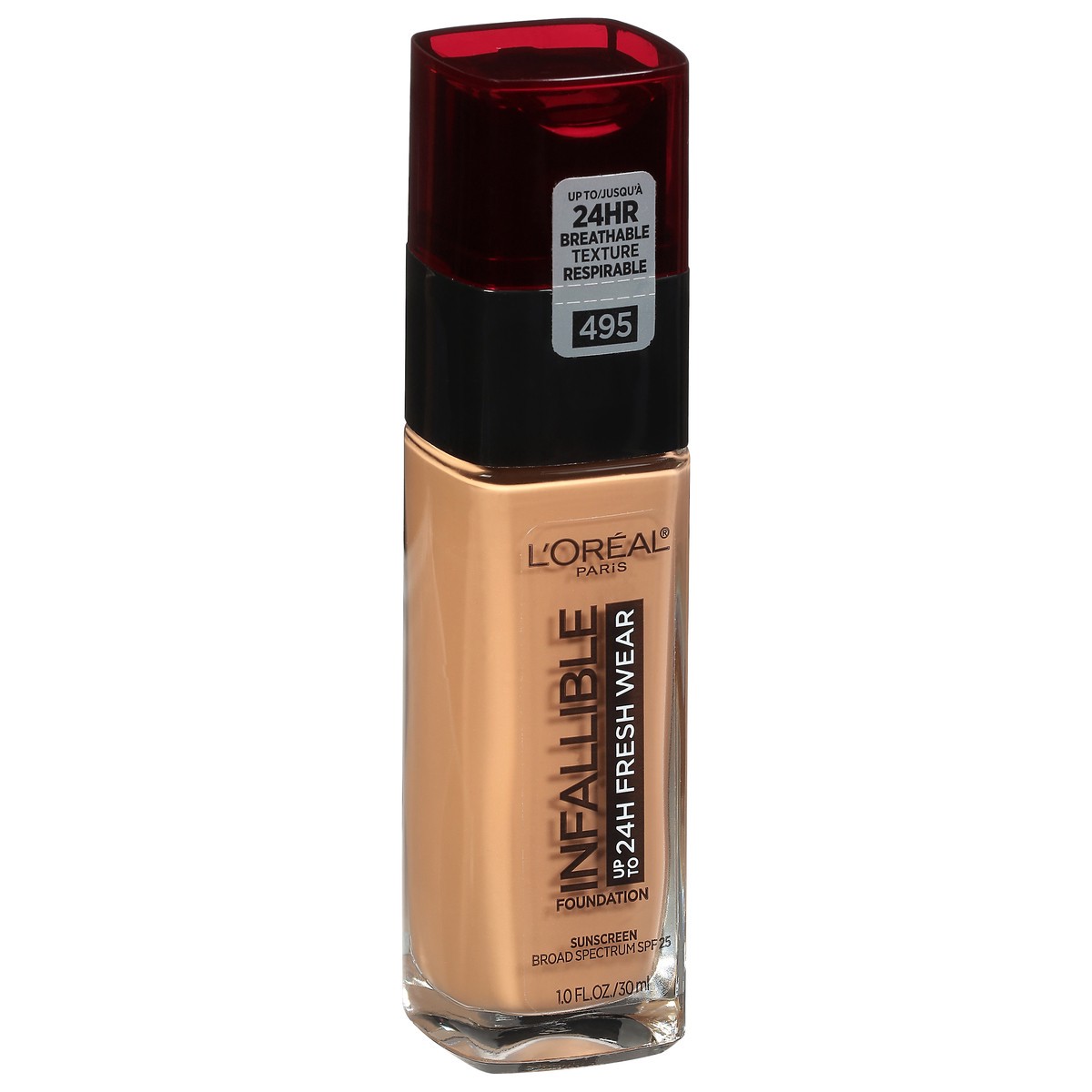 slide 2 of 9, L'Oréal L'Oreal Paris Infallible Amber Up To 24 Hour Lightweight Fresh Wear Foundation - 1 Oz, 1 oz