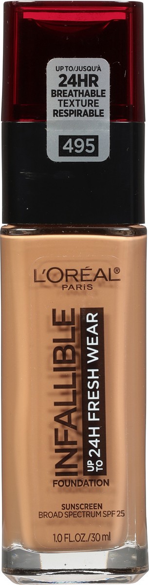 slide 6 of 9, L'Oréal L'Oreal Paris Infallible Amber Up To 24 Hour Lightweight Fresh Wear Foundation - 1 Oz, 1 oz