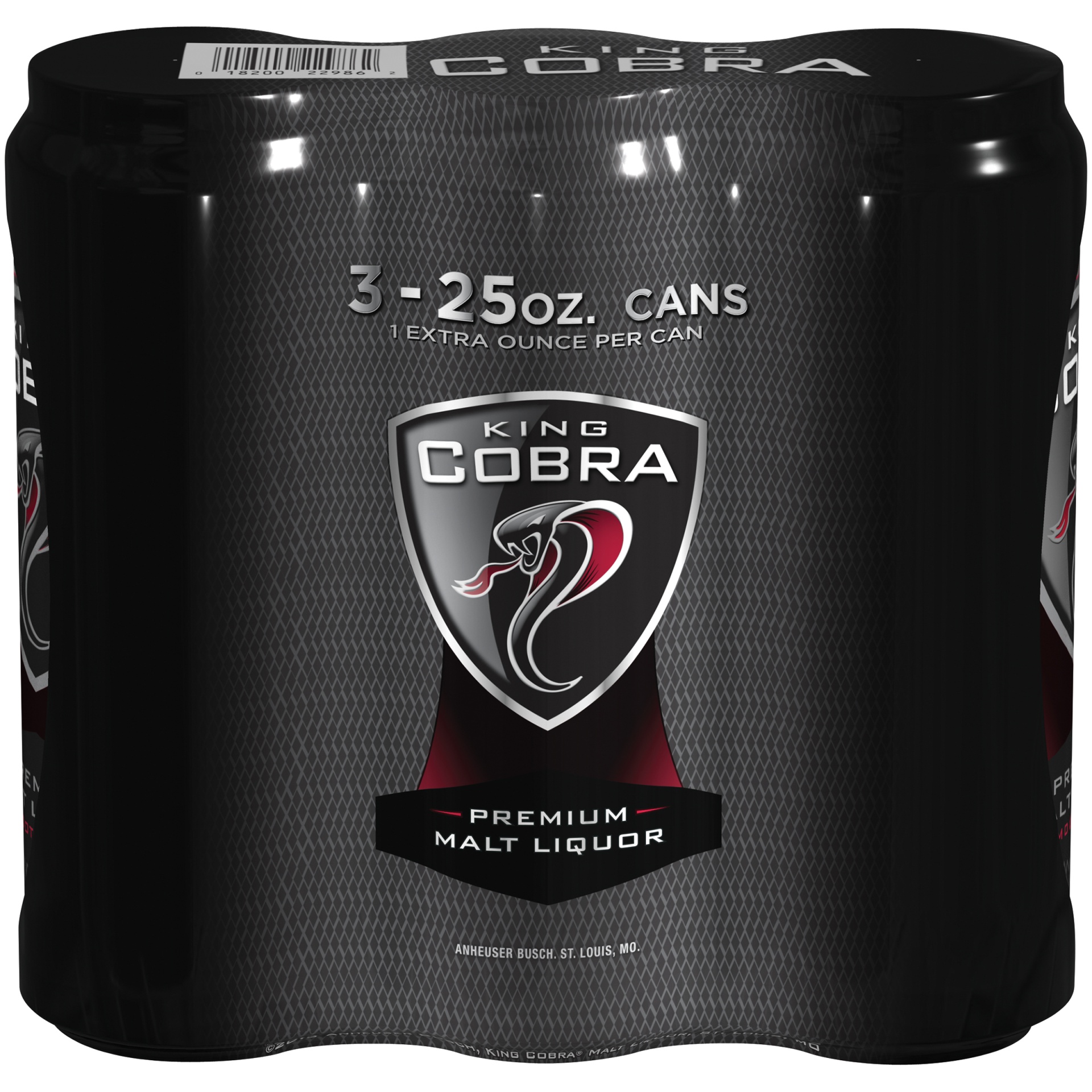 King Cobra Malt Liquor, 6 ABV 3 ct; 25 fl oz Shipt