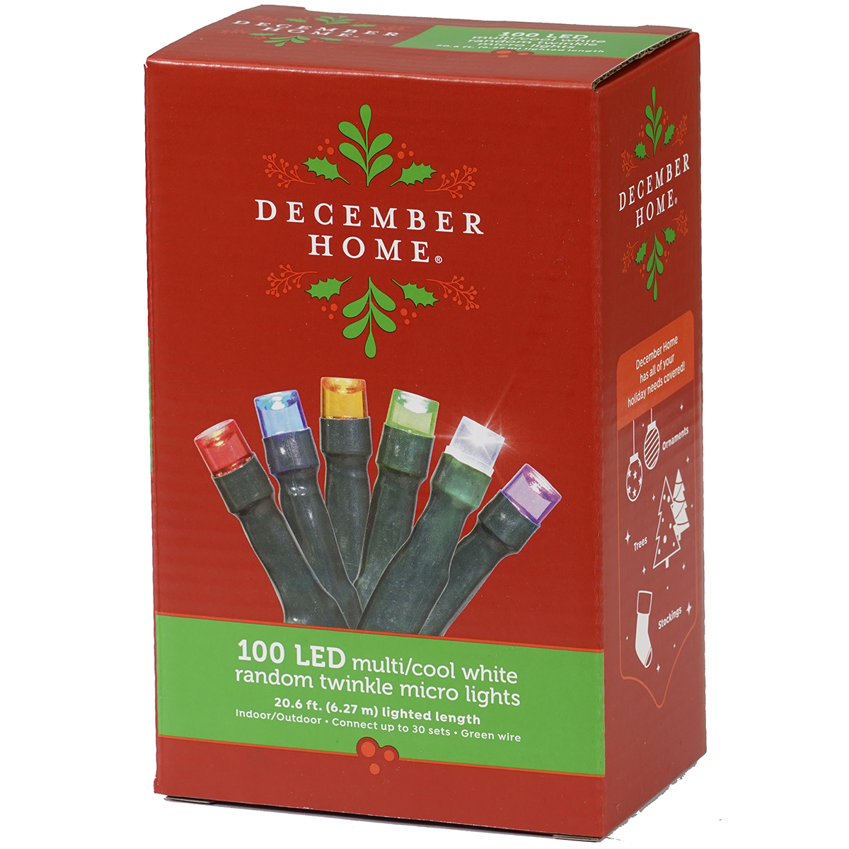 December Home Led R Sparkling Micro Lights Multi W/Cw | Shipt