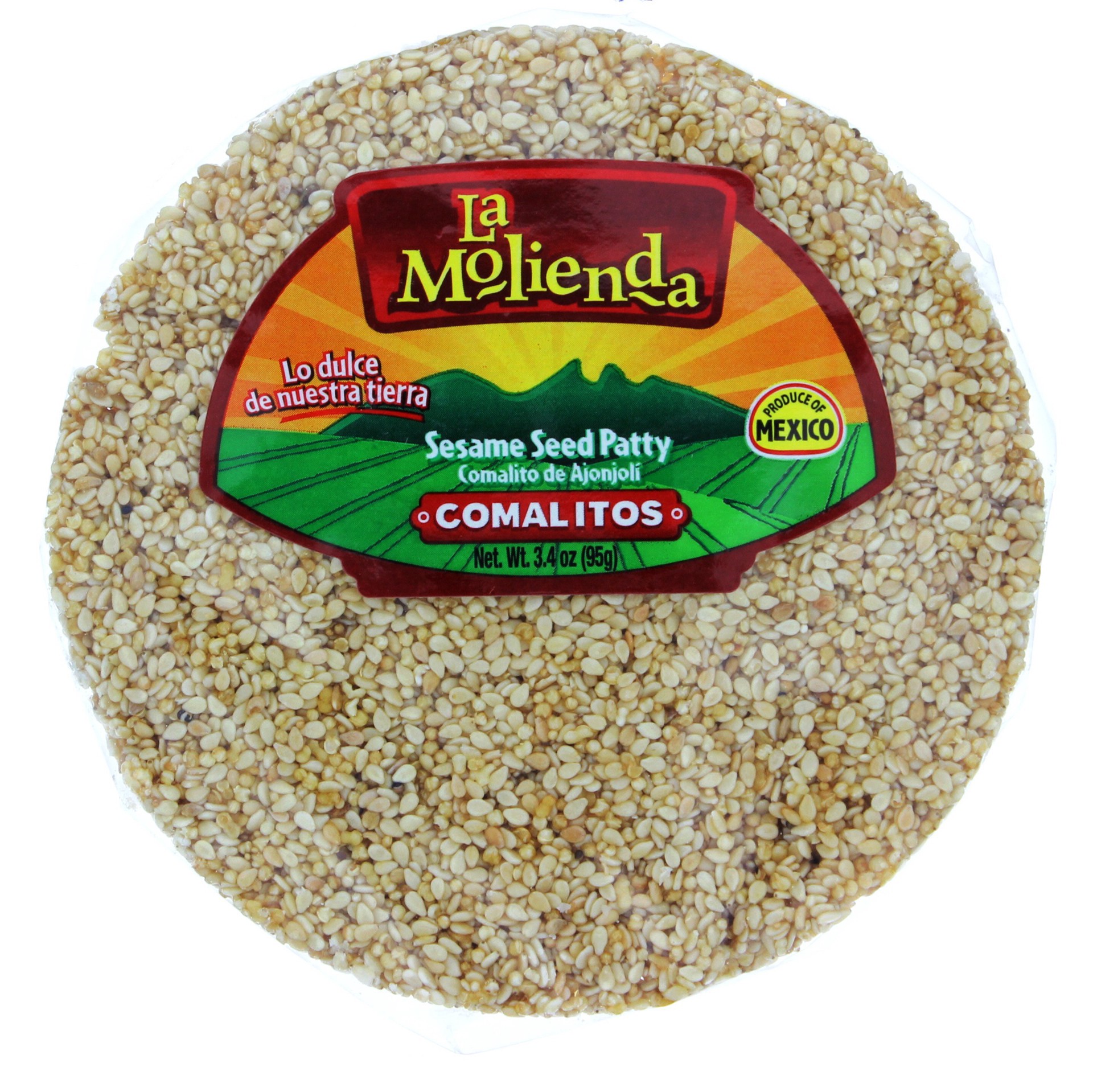 slide 1 of 1, La Molienda Sesame Seed Patty, 2.8 oz