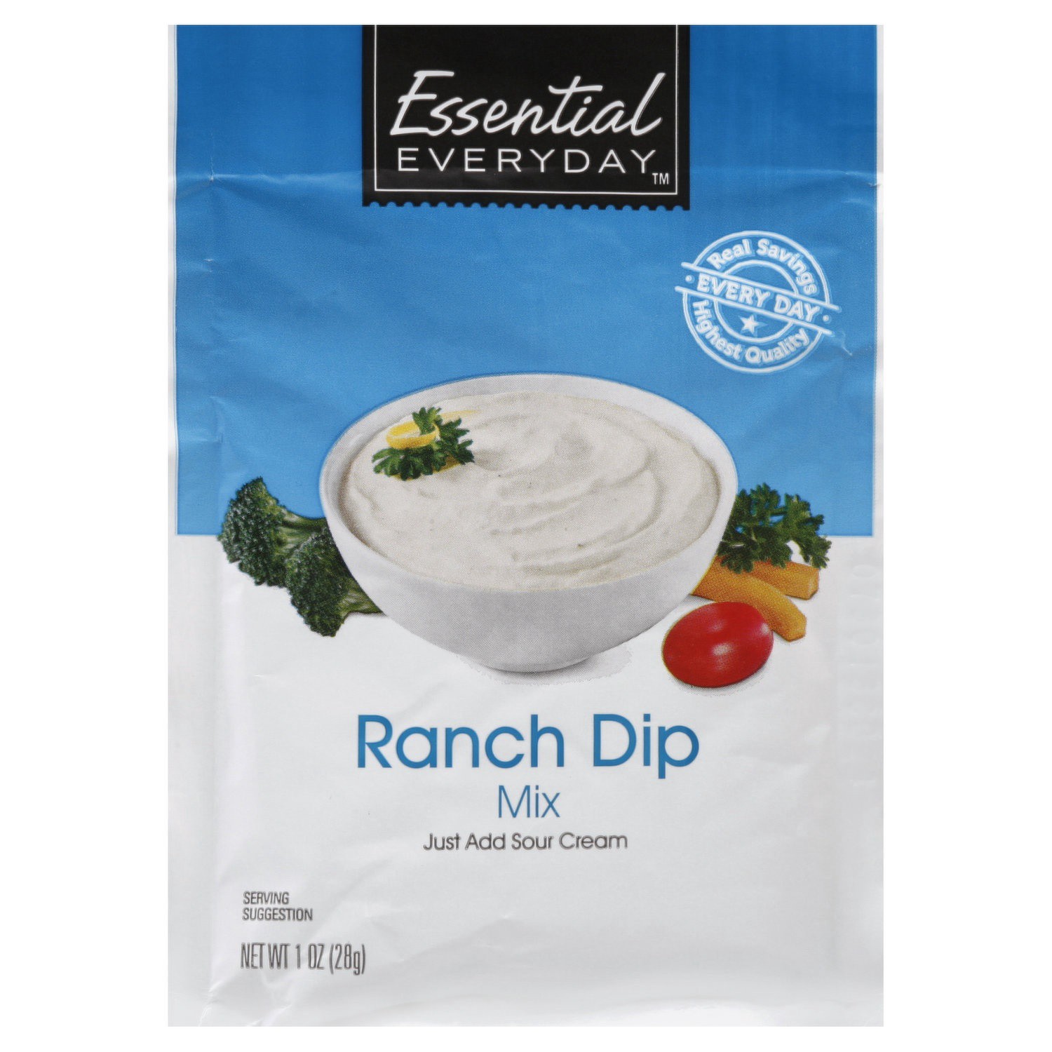 slide 1 of 1, Essential Everyday Ranch Dry Salad Dressing, 1 oz