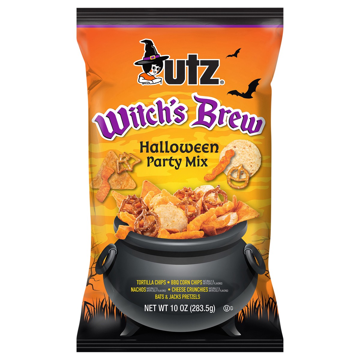 slide 1 of 7, Utz 10 Oz Halloween Witches Brew Party Mix - 10 Oz, 10 oz