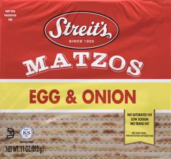 Streit's® egg onion matzo