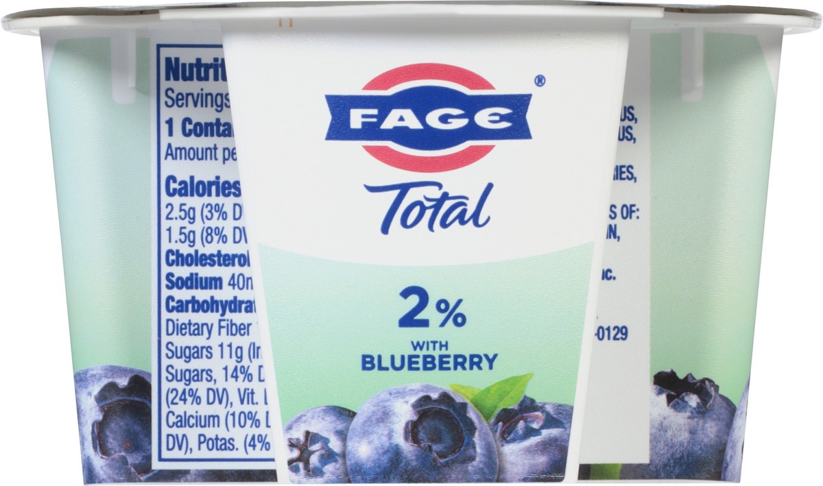 slide 7 of 14, Fage Total Greek Total 2% Greek Yogurt With Blueberry, 5.3 fl oz