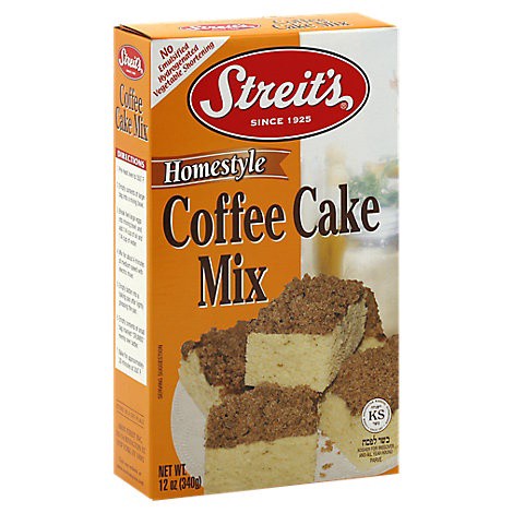 slide 1 of 1, Streit's No Pan Coffee Cake Mix, 12 oz