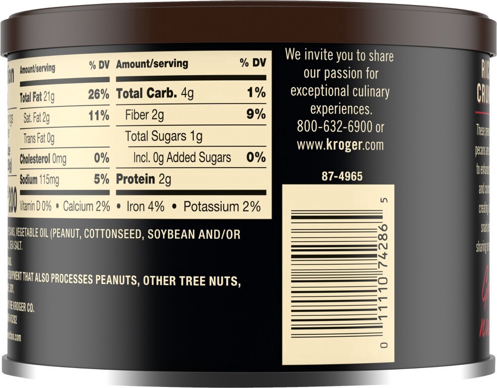 slide 6 of 6, Private Selection Slow Roasted Pecans, 8 oz