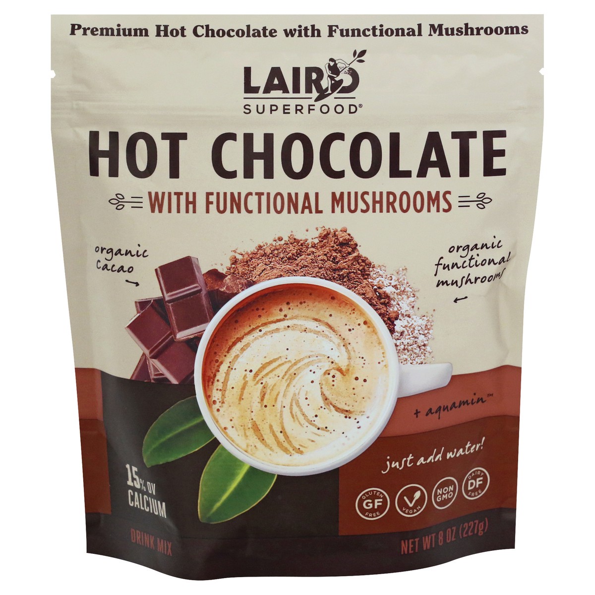 slide 2 of 12, Laird Superfood Hot Chocolate with Functional Mushrooms Drink Mix - 8 oz, 8 oz