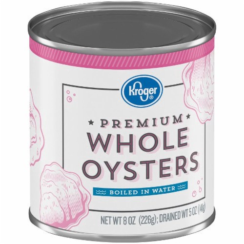 slide 4 of 6, Kroger Premium Quality Whole Oysters, 8 oz