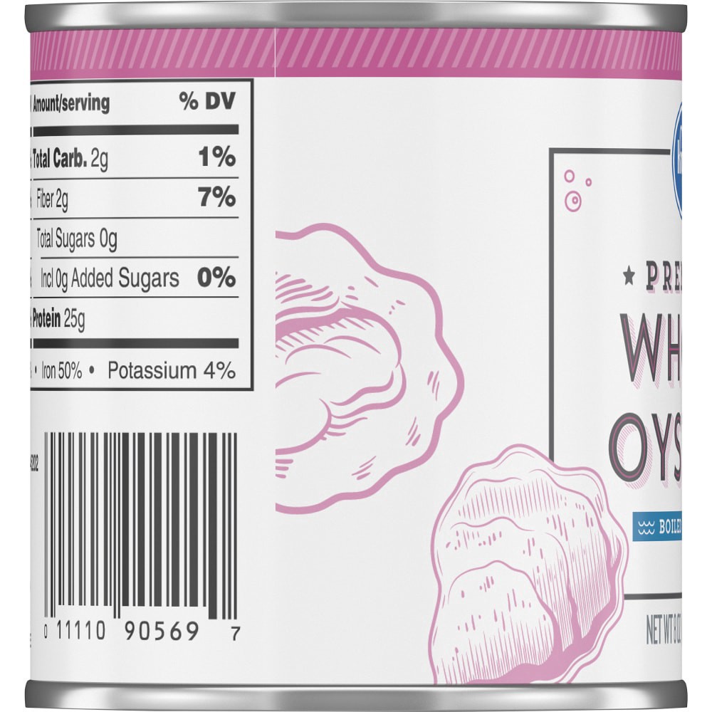 slide 3 of 6, Kroger Premium Quality Whole Oysters, 8 oz