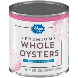 Kroger Premium Quality Whole Oysters
