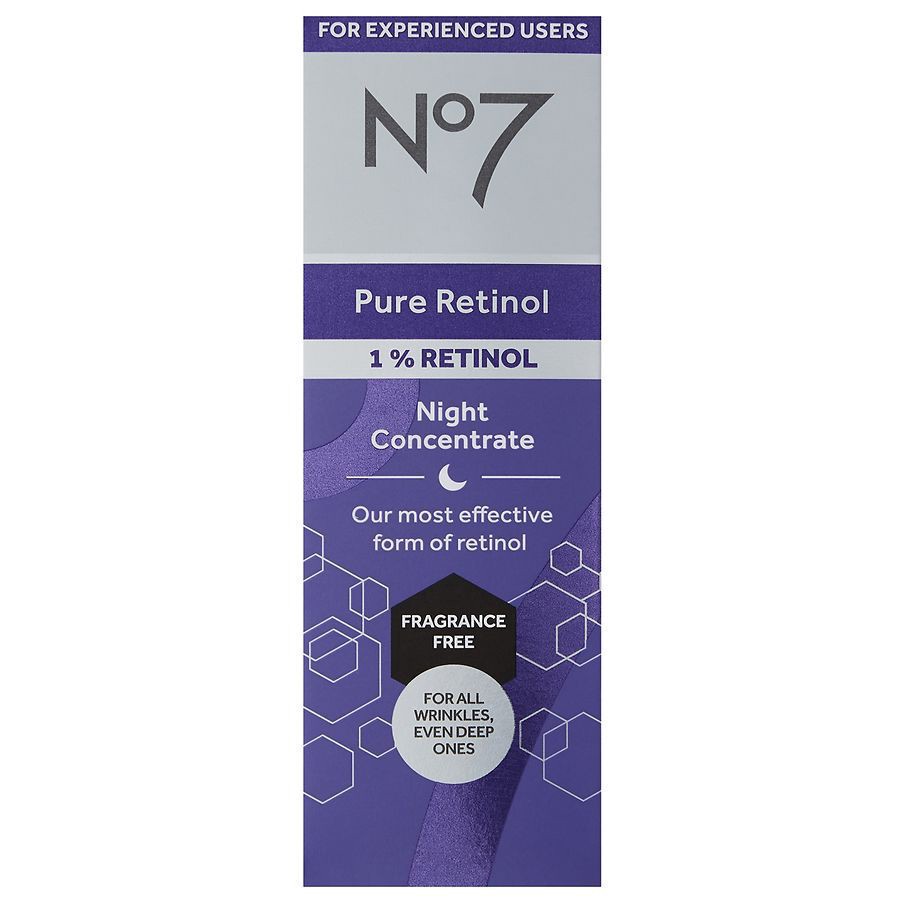 slide 3 of 5, No7 Pure Retinol 1% Concentrate, 1 oz