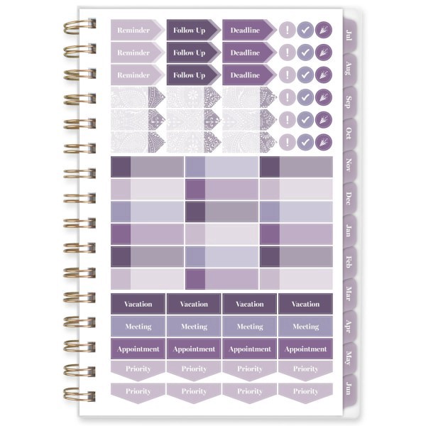 slide 10 of 10, Cambridge® Madison Academic 2025-2026 Customizable Weekly Monthly Planner, Small, 5 1/2"" x 8 1/2"", 1 ct