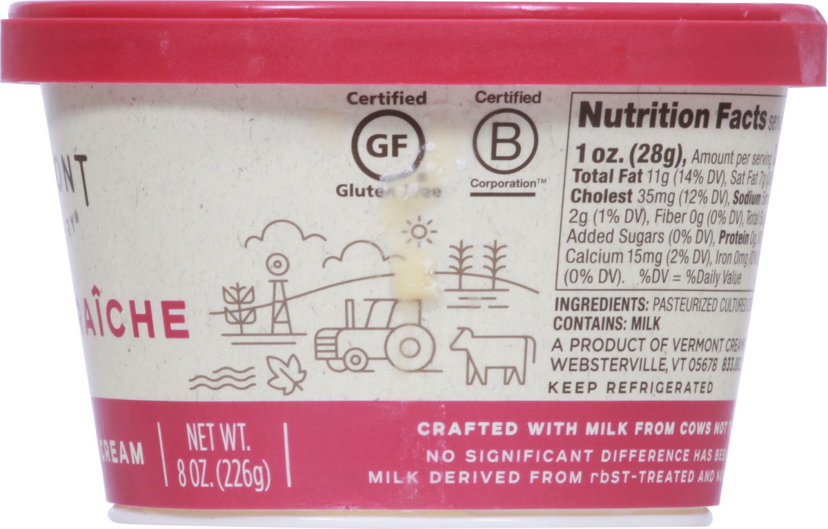 slide 11 of 14, Vermont Creamery Creme Fraiche, 8 oz