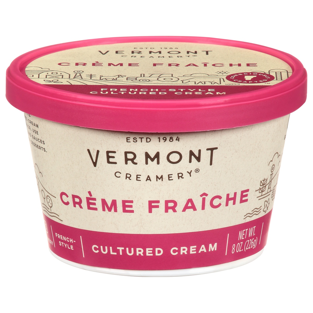 slide 1 of 8, Vermont Creamery French-Style Creme Fraiche 8 oz, 8 oz