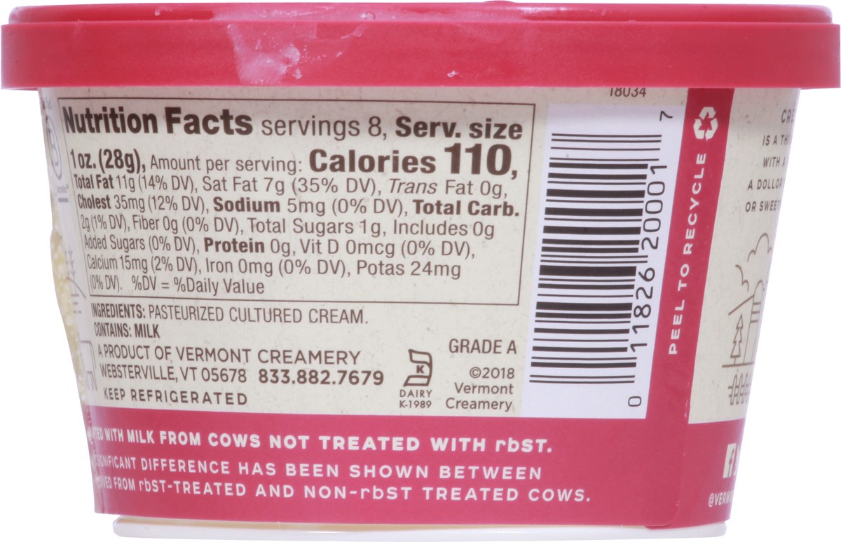 slide 4 of 14, Vermont Creamery Creme Fraiche, 8 oz