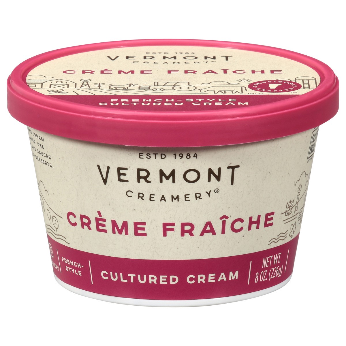 slide 1 of 14, Vermont Creamery Creme Fraiche, 8 oz