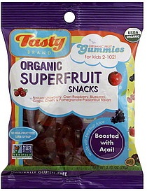 slide 1 of 1, Tasty Brand Smoothie Fruit Gummies, 2.75 oz