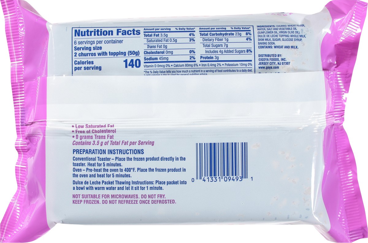 slide 6 of 9, Goya Churros W/ Dulce De, 10.6 oz