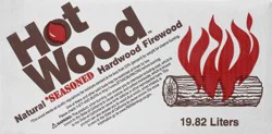 Hot Wood Jumbo Pack Hardwood Seasoned Natural Firewood 1 liter