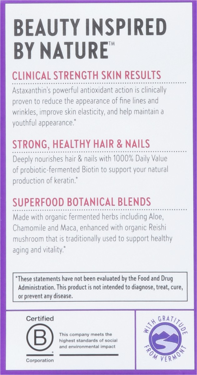 slide 4 of 9, New Chapter Hair, Skin & Nails, Biotin Supplement, Vegetarian Capsules, 30 ct