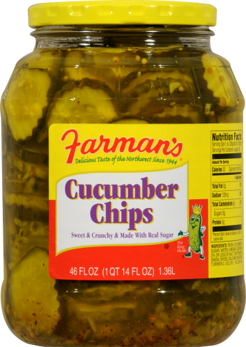 slide 1 of 3, Farmans Cucumber Chips - 46 oz, 46 oz