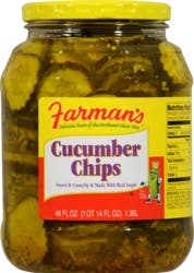 Farmans Cucumber Chips - 46 oz