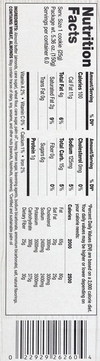 slide 3 of 4, Suzie's Almond Butter Filled Cookie, 5.29 oz