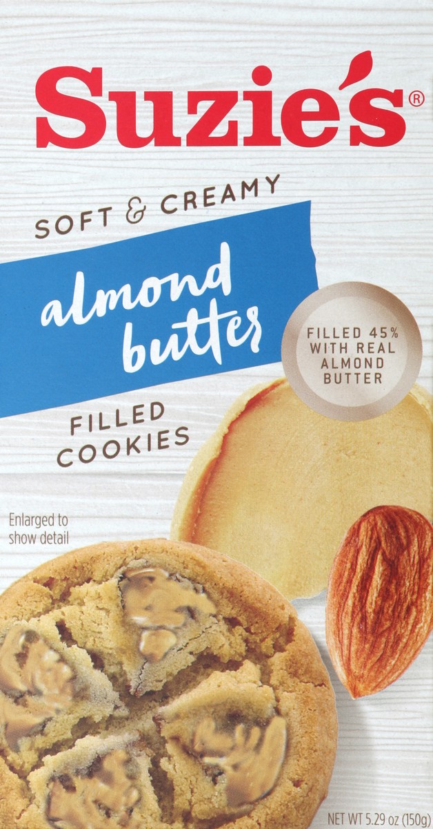 slide 4 of 4, Suzie's Almond Butter Filled Cookie, 5.29 oz