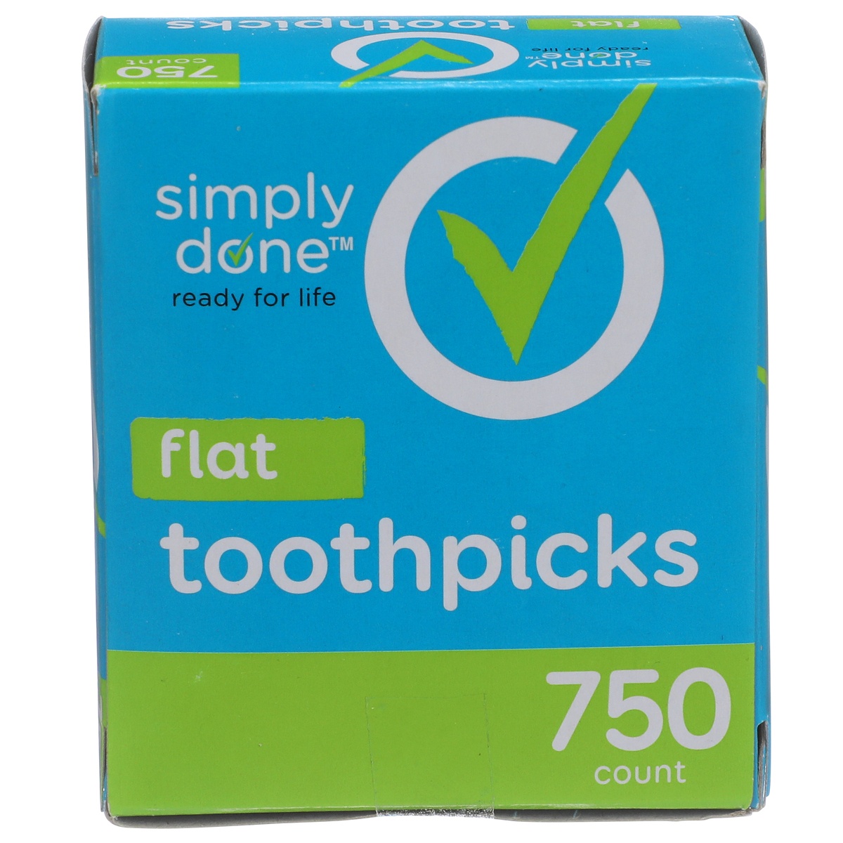 slide 1 of 1, Simply Done Flat Toothpicks, 750 ct