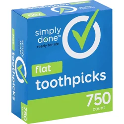 Simply Done Flat Toothpicks