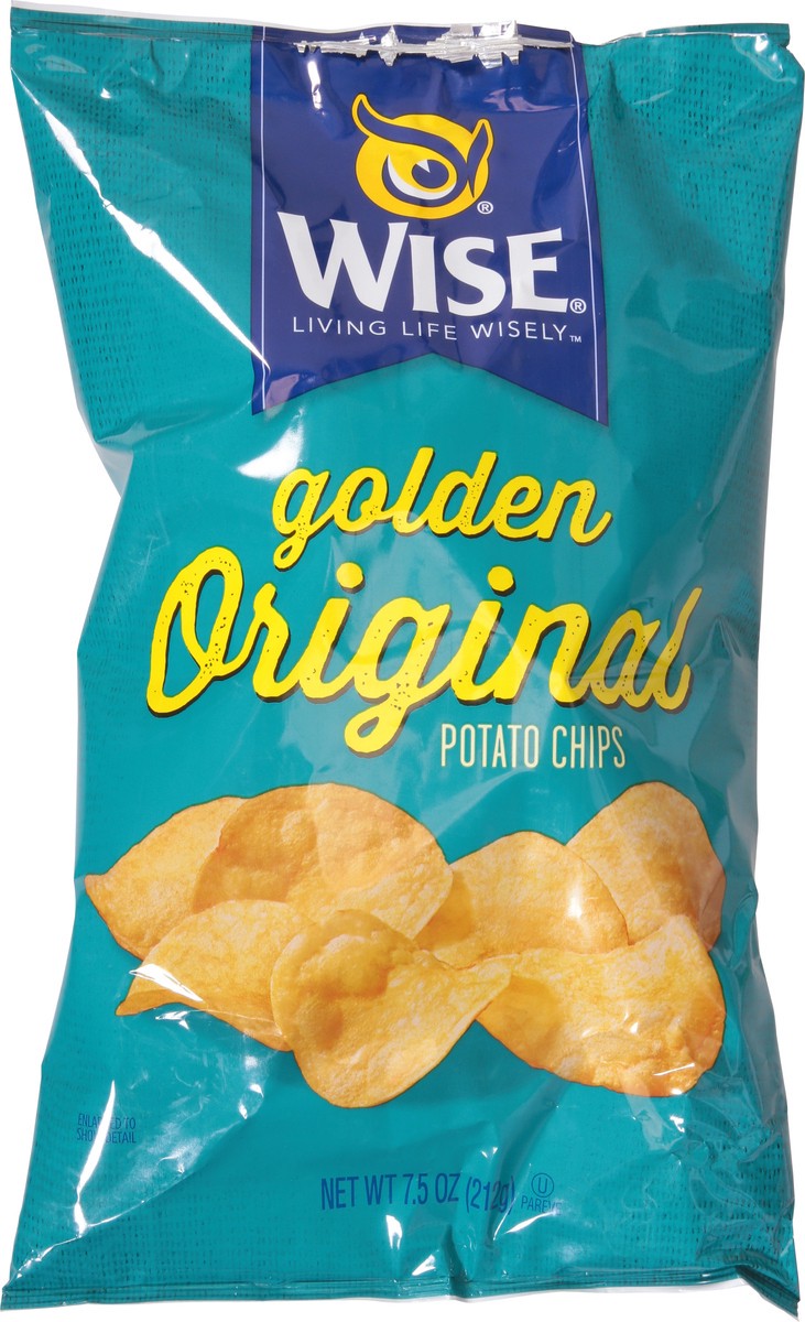 slide 8 of 11, Wise Golden Original Potato Chips 7.5 oz, 7.5 oz