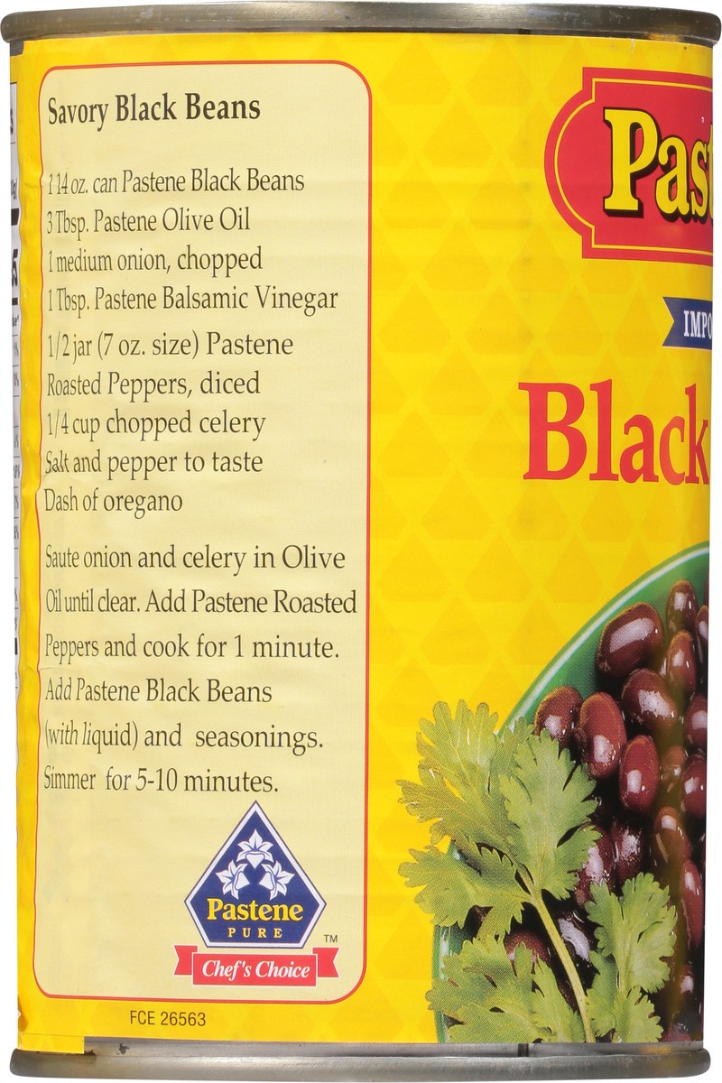 slide 6 of 14, Pastene Imported Black Beans 14 oz, 14 oz